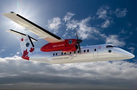 Dash 8 hybrid electric propulsion-c-P&WC