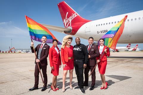 Virgin Atlantic Pride flight