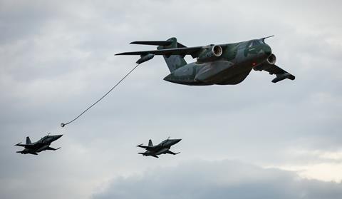 Brazilian KC-390 F-5s