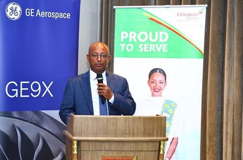 Tasew at GE signing-c-Ethiopian Airlines