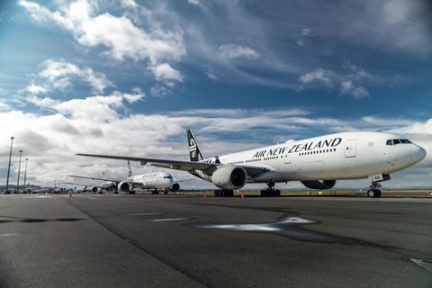 AIr New Zealand 777-200 grounded in Auckland