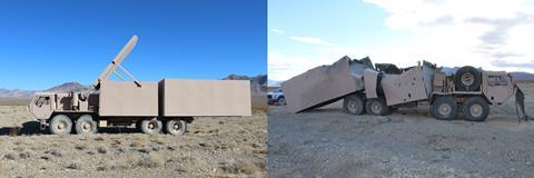 Before and after of a bombed target for synthetic aperture radar for bomb damage assessment c USAF