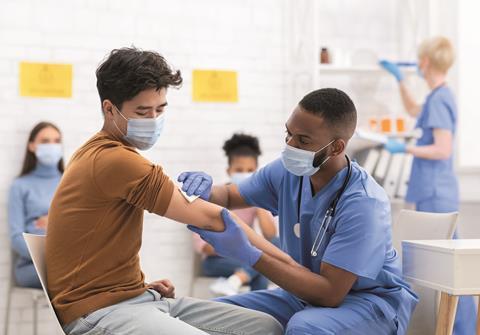 Vaccination stock image