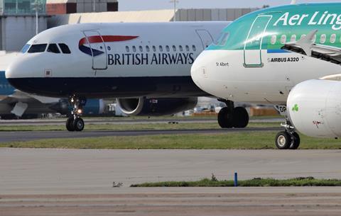 BA and Aer Lingus jets