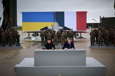 Ukraine France sign Rafale deal c Office of Ukrainian President