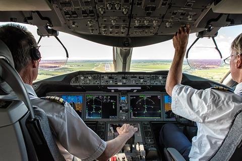 KLM 787 pilots