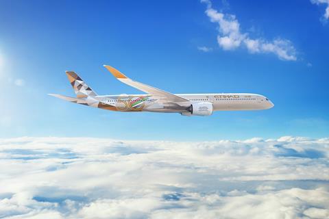 Etihad Airways' new A350-1000 aircraft (1)