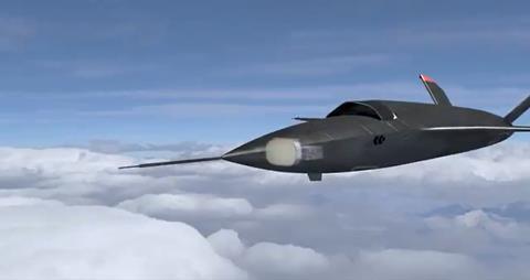 Raytheon compact AESA in XQ-58A c Raytheon video screenshot