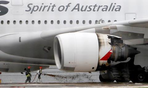 Qantas A380 engine failure