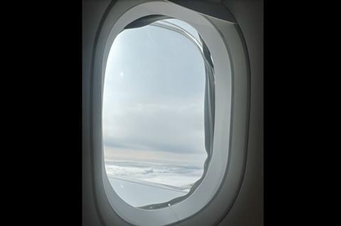 Titan A321neo window incident cabin photo-c-AAIB