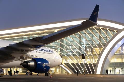 Air Samarkand A330-300 2-LCCV night-c-Air Samarkand