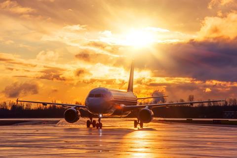 A320 at dawn