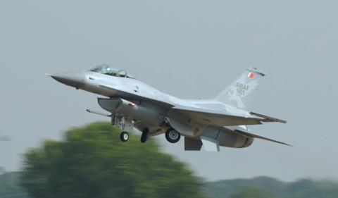 RBAF F-16 Block 70 video grab