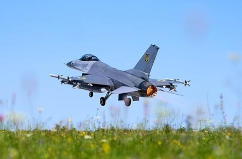 Ukraine air force F-16 livery