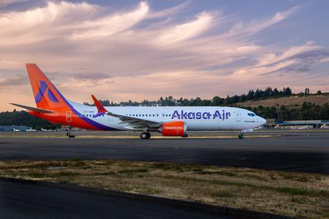 Akasa Air Boeing 737-8-200