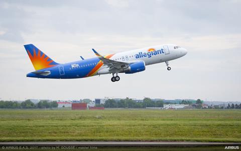 Allegiant first new A320