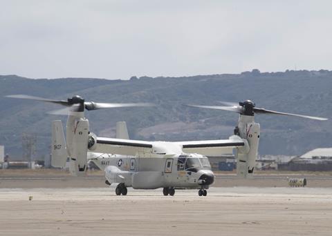 Bell Boeing CMV-22B c USN