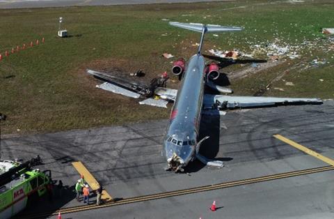 Red Air MD-82 excursion-c-NTSB