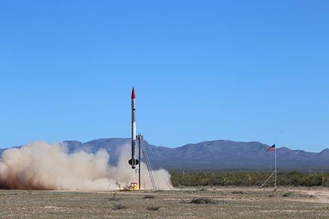 Exos Aerospace SARGE launch