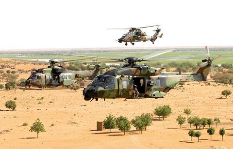 French Army helicopters Mali