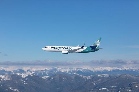 WestJet cargo