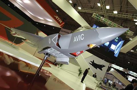 AVIC stealth fighter model