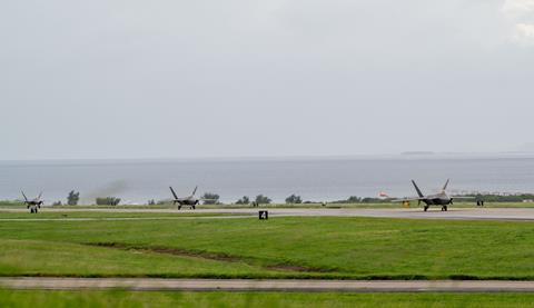 US F-22s at Kadena