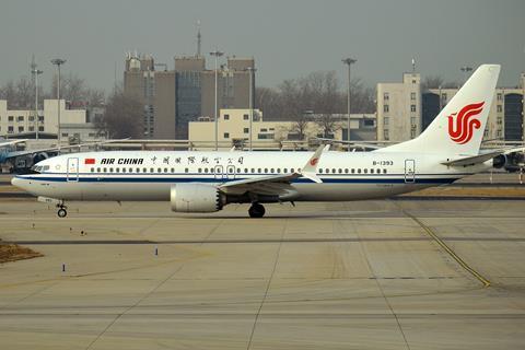 Air China 737 Max 8