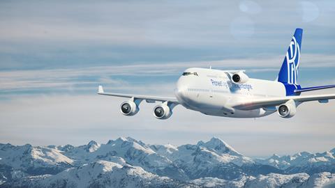 Rolls-Royce 747 flying test bed