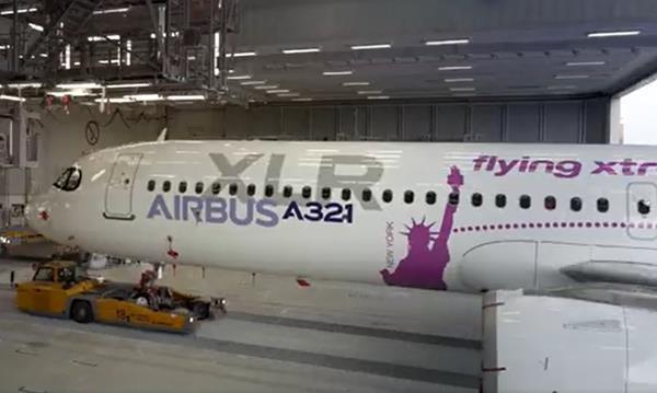 Airbus rolls out initial A321XLR in livery highlighting twinjet’s range ...