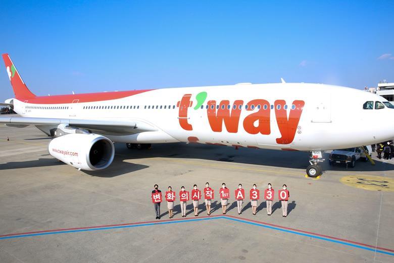 South Korea’s T’way joins widebody club with A330 arrival | News ...