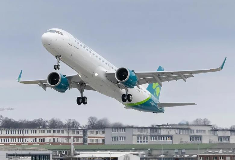 Two Initial Aer Lingus A321xlrs Flown To Dublin 