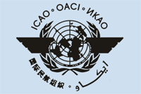 ICAO logo on Flight blue W200