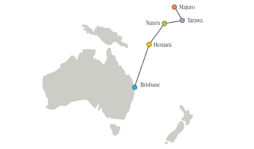 Our Airline route map