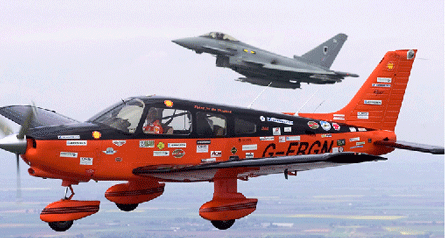 Piper Dakota & Euro FighterTyphoon