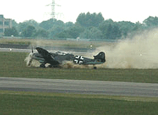 Bf-109 crash