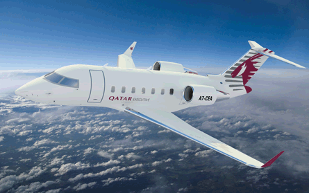 Qatar Airways Bombardier Challenger