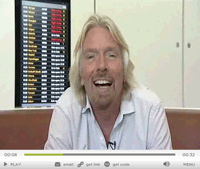 Sir Richard Branson welcome video