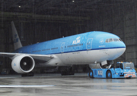 Delft tiled KLM 777