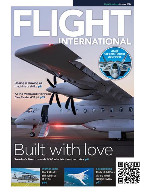 Flight International cover October 2024 QR